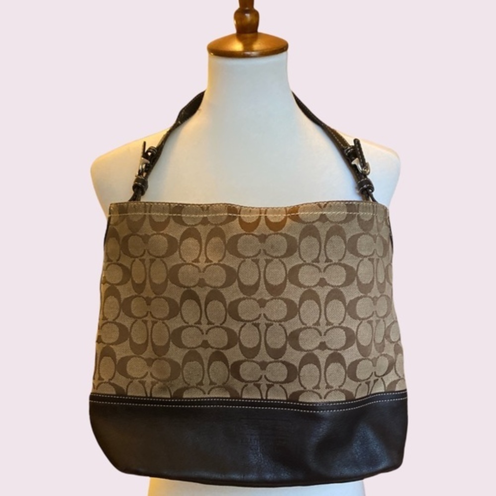 COACH Vintage Signature Canvas and Leather